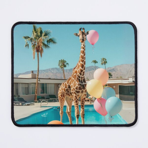 Item preview, Giraffe chilling by the pool designed and sold by Filmygiri Filmygiri.