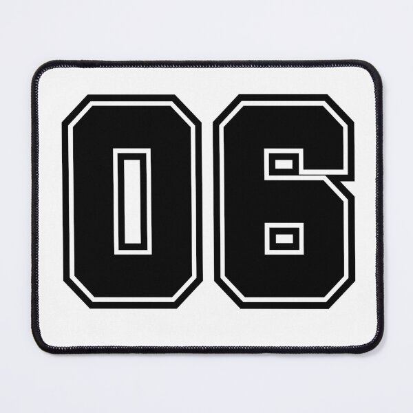 Item preview, Sport Numbering Appearance Front No 06, Six, six designed and sold by Takha International By TJ.