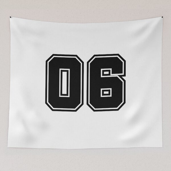 Item preview, Sport Numbering Appearance Front No 06, Six, six designed and sold by Takha International By TJ.
