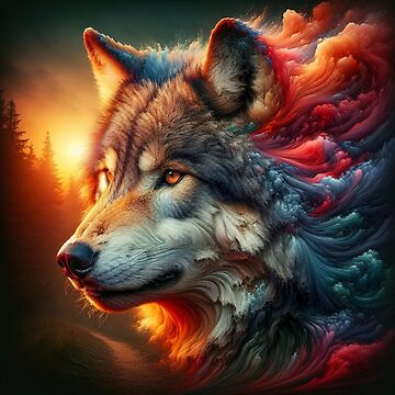 Artwork thumbnail, Wolf by LenCarol