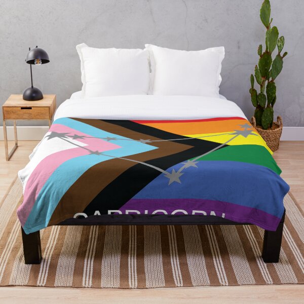 Item preview, Capricorn Constellation Progress Pride Flag designed and sold by EnchantedNewfy.
