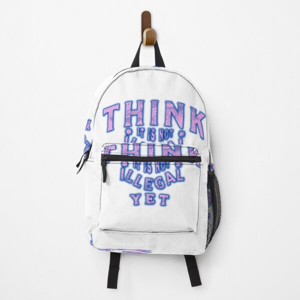 Item preview, Use your brain, thinking is not illegal, awareness, raise your voice, use your voice, sarcastic, dark humor, funny designed and sold by LaughandLaugh.