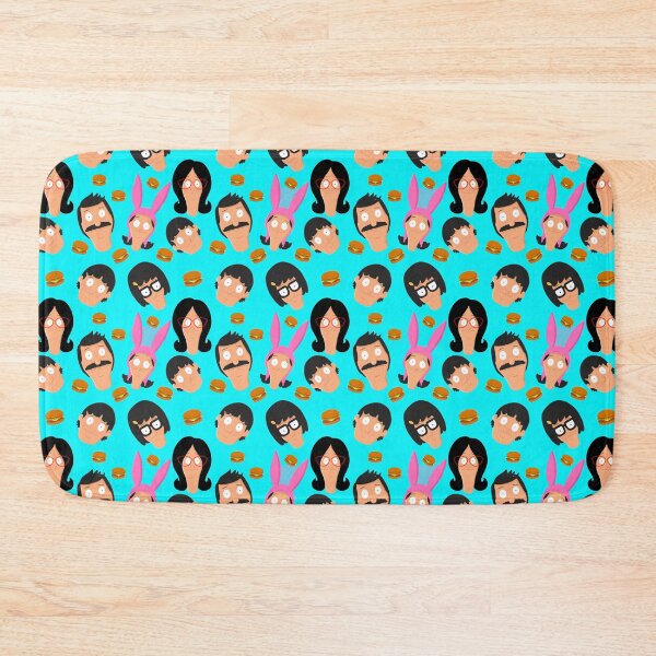 Item preview, Burger Family Seafoam Pattern designed and sold by KyleeTotorica.