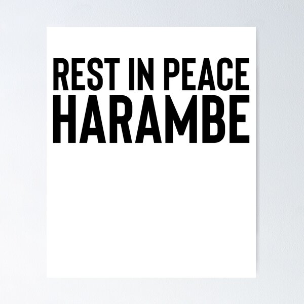 Item preview, Rest In Peace Harambe / Dank Meme Funny designed and sold by StrangeStreet.