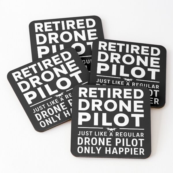 Item preview, Retired Drone Pilot Just Like a Regular Drone Pilot Only Happier - Funny Drone tshirt  designed and sold by MAPDDesigns.