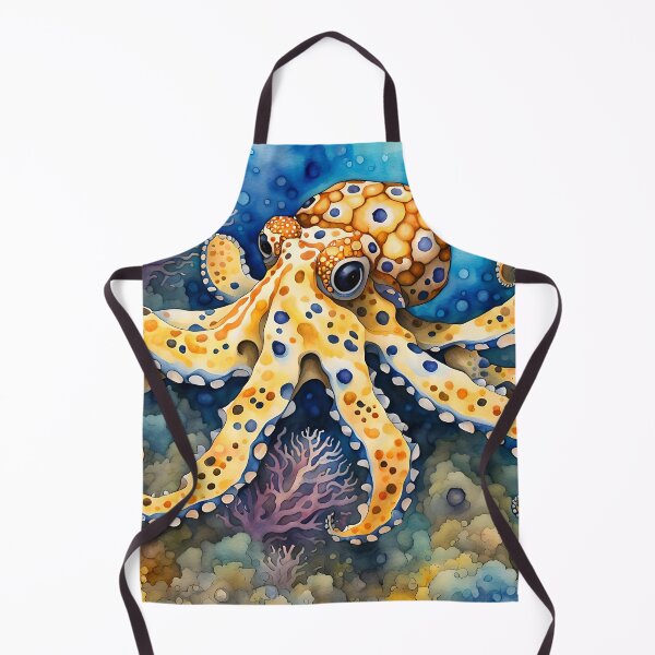 Item preview, Colourful Octopus - World Wildlife Watercolour Style designed and sold by Country-Artist.
