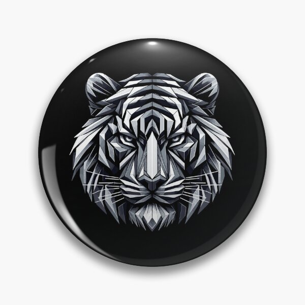 Item preview, Tiger tiger head geometric geometry gift designed and sold by Pineapple-Tree.