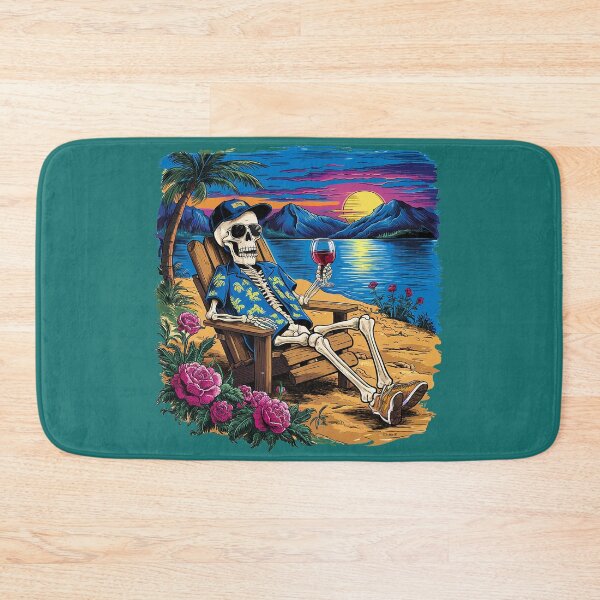 Item preview, Vintage Retro Professional Beachside Skeleton T-Shirt designed and sold by AsCreationss.