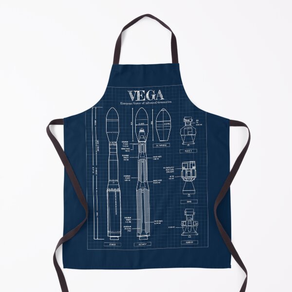 Item preview, Vega Rocket (Navy Blueprint) Vertical Version designed and sold by BGALAXY.