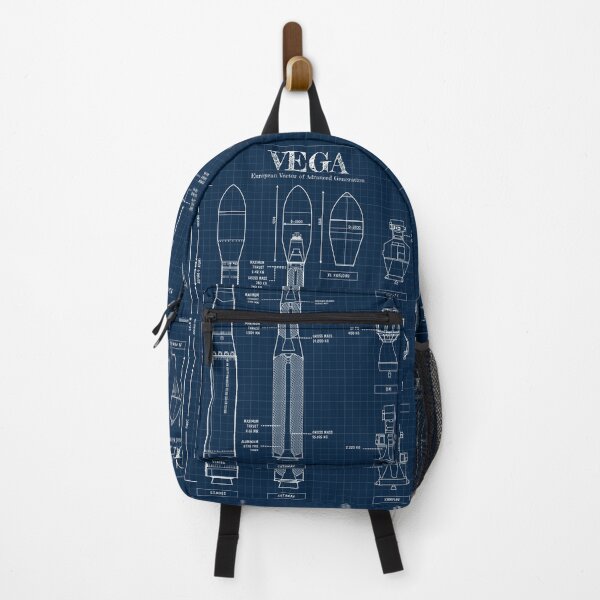 Item preview, Vega Rocket (Navy Blueprint) Vertical Version designed and sold by BGALAXY.