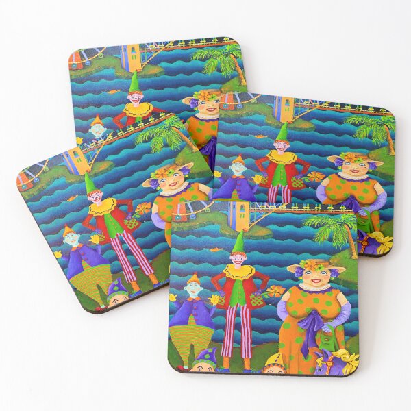 Item preview, Right panel of Lunatic People from Luna Park designed and sold by JayneHuttyArt.