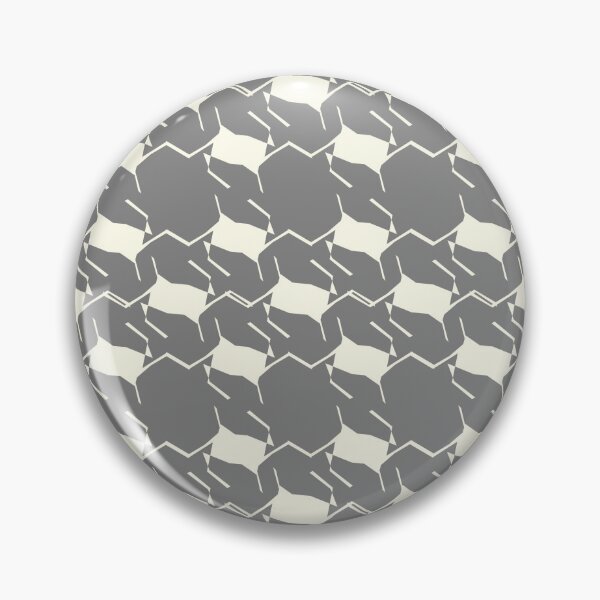 Aperçu de l'œuvre motif blanc sur fond gris créée et vendue par wonghong.