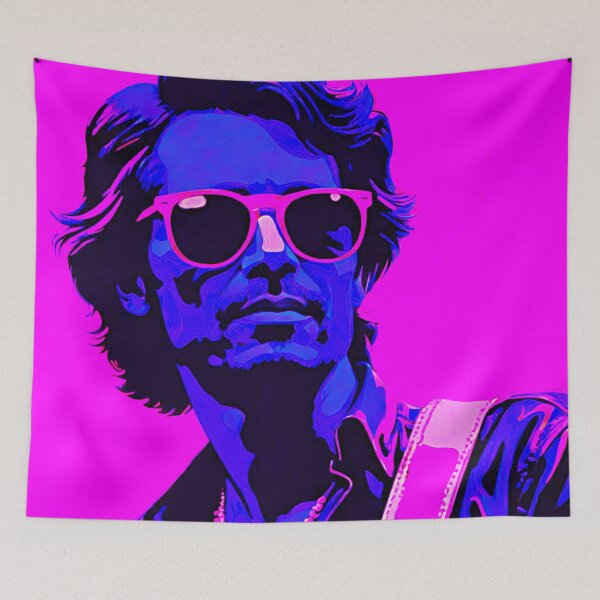 Item preview, Retro Icon: Cool 80s Singer-Songwriter designed and sold by GrizzlyCollective.