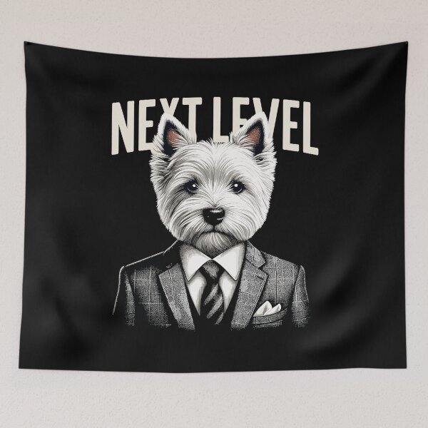 Item preview, West Highland White Terrier Next Level Suit Gift designed and sold by Pineapple-Tree.
