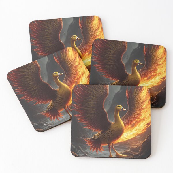 Artikelvorschau, Die Ente und die Flamme des Phönix entworfen und verkauft von Austyn-Noble98.