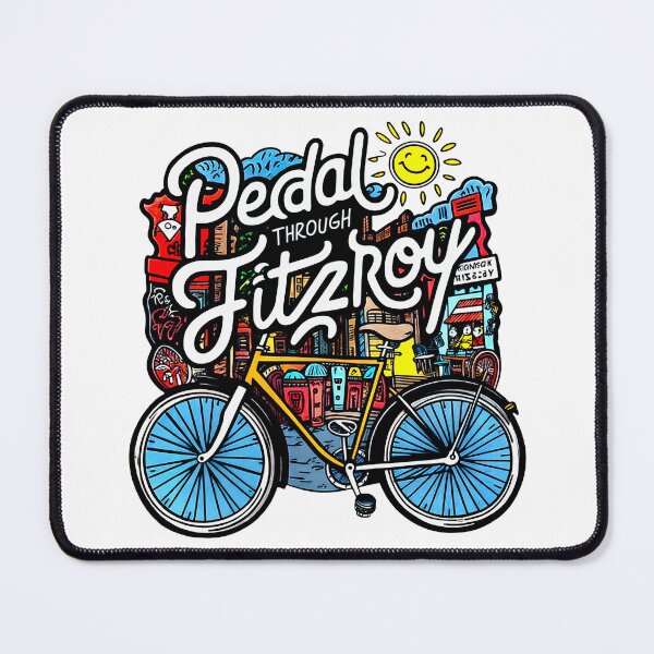 Item preview, Pedal Through Fitzroy: A Vibrant Cycling Adventure designed and sold by SplashTastic.