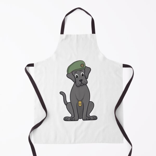 Item preview, Funny Big Black Dog green beret designed and sold by Pet Station.
