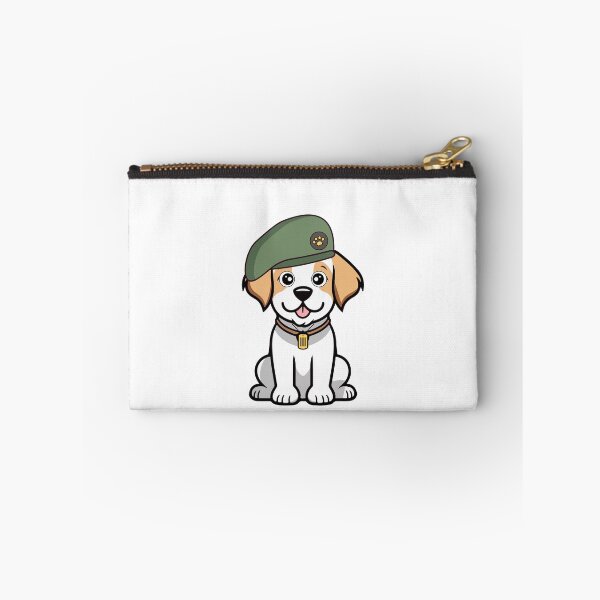 Item preview, Funny Happy Dog green beret designed and sold by Pet Station.