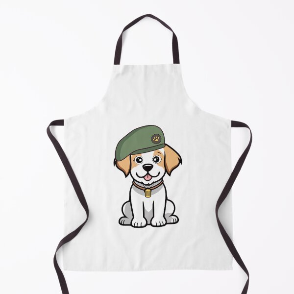 Item preview, Funny Happy Dog green beret designed and sold by Pet Station.