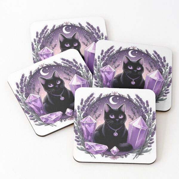 Item preview, The Amethyst Kitten designed and sold by dreamywitch.
