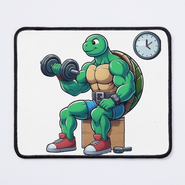 Item preview, Fun turtle exercise celebration get pumped up designed and sold by DudzDesignz.