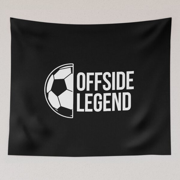 Item preview, Offside legend football goal striker fan funny athlete ball designed and sold by w1ckerman.