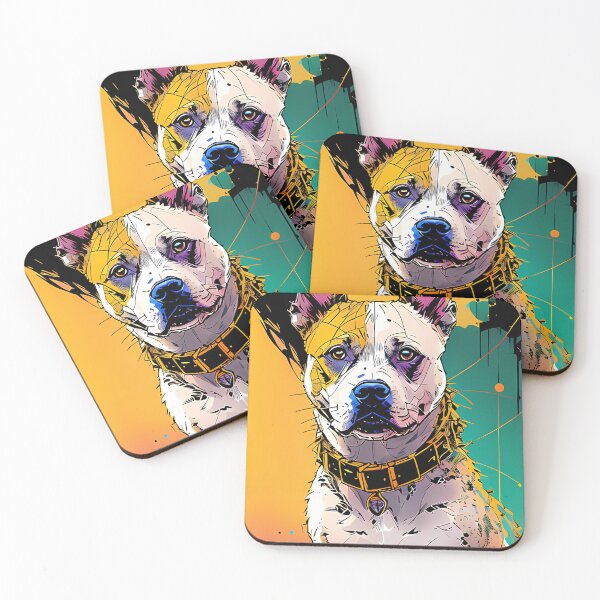Item preview, A pitbull in inkpunk style designed and sold by MrBooch.