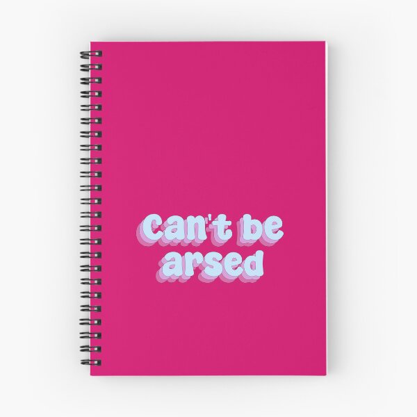 Item preview, Can't be arsed typography designed and sold by Sakurafy.