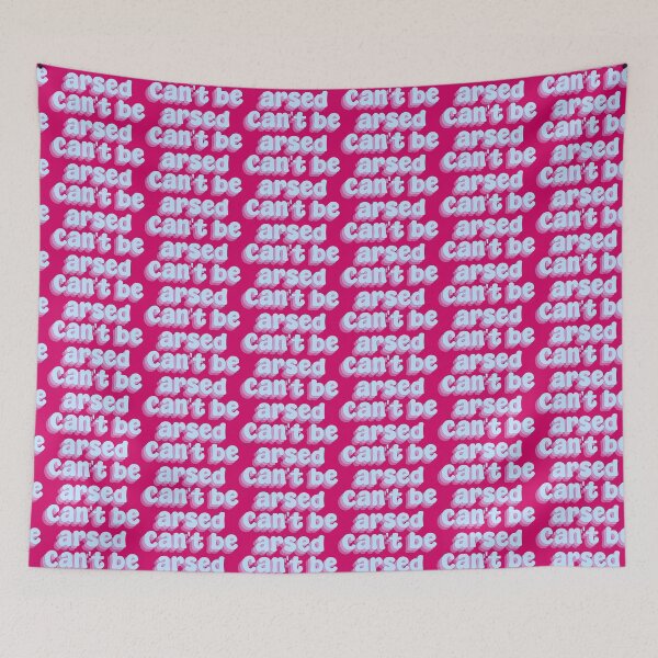 Item preview, Can't be arsed typography designed and sold by Sakurafy.