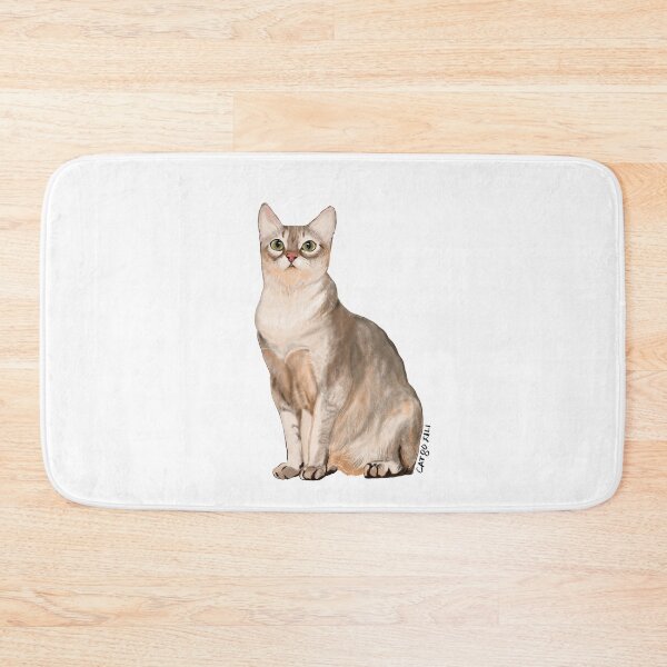Item preview, Pretty Singapura cat with creamy fur designed and sold by ithinkj.