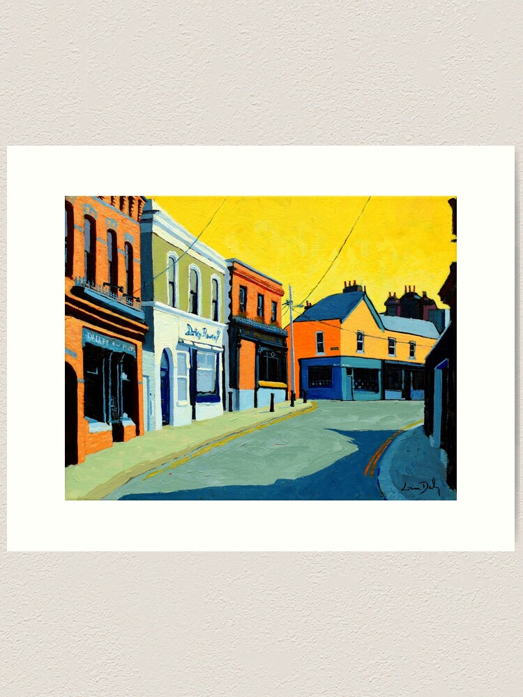 Thumbnail 1 of 3, Art Print, Dalkey (County Dublin, Ireland) designed and sold by eolai.