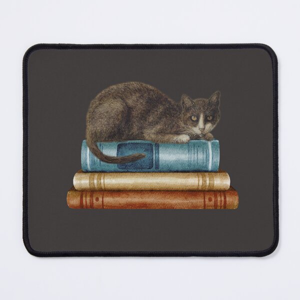 Item preview, Cat and books - gifts for cat and book lovers designed and sold by alczar.