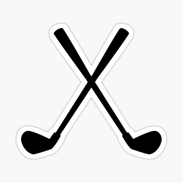 Golf Clubs Gift For Golfer Sports Sticker
