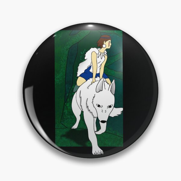 Item preview, Princess Mononoke and Moro designed and sold by Tigerlilly Designs.