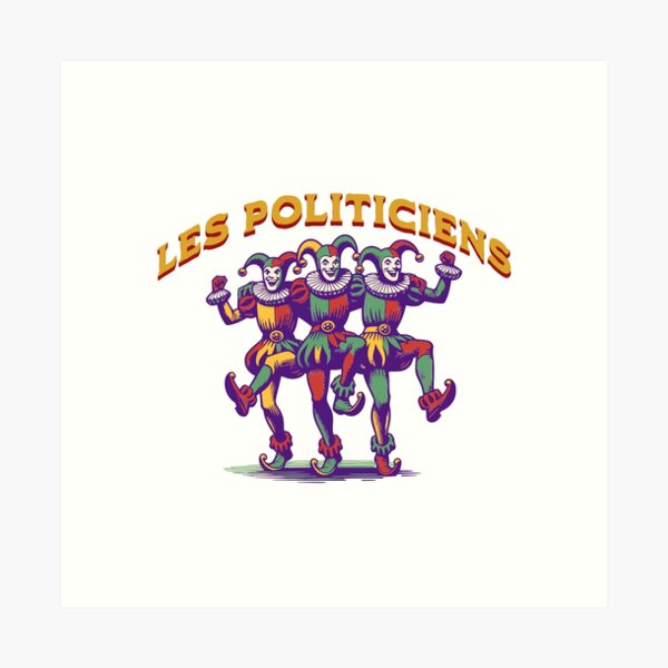 Aperçu de l'œuvre Les Politiciens : Le Spectacle de Clown créée et vendue par CyberYogi.