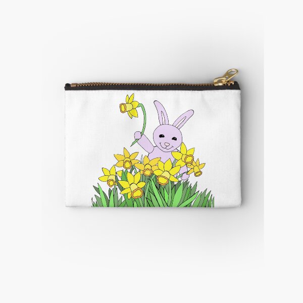 Item preview, Daffodil Bunny Welcoming the Spring Die Cut designed and sold by JoyousArt4u.
