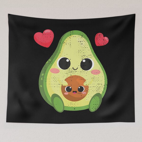 Item preview, Cute Avocado And Baby Kawaii Otaku designed and sold by EmGai TocXanh.