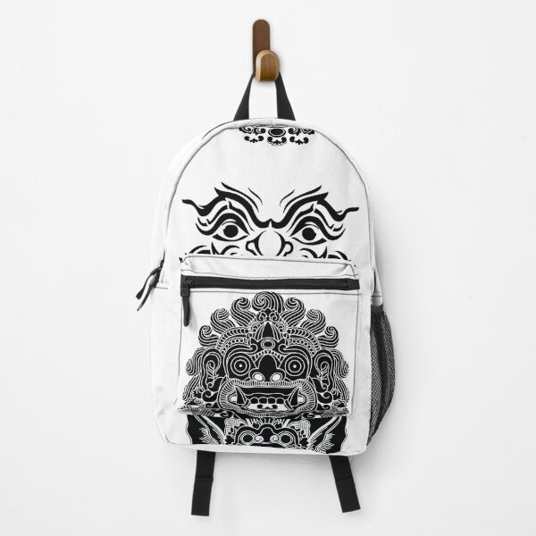 Item preview, Beautiful 3 mask Nang-Yai lai thai traditional black and white designed and sold by Bspaces.