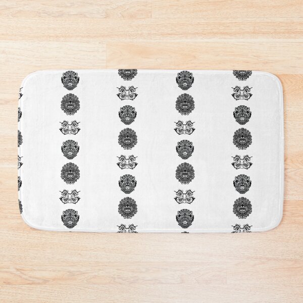 Item preview, Beautiful 3 mask Nang-Yai lai thai traditional black and white designed and sold by Bspaces.