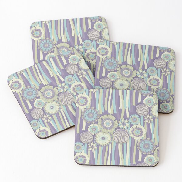 Item preview, Floral Extravaganza Party [purple and blue] designed and sold by Aia UENO design.
