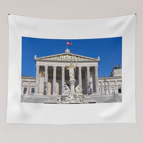 Item preview, Pallas Athena statue in front of Austrian Parliament in Vienna Austria designed and sold by goceris.