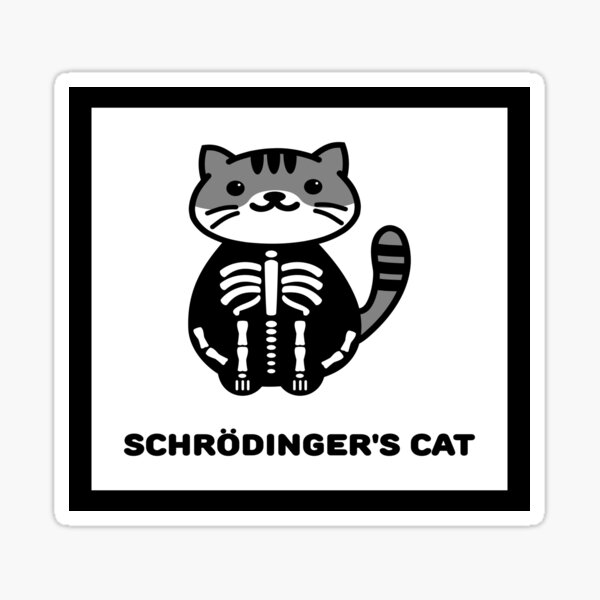 Artikel-Vorschau von Schrödingers Katze, designt und verkauft von ilexdesigns.