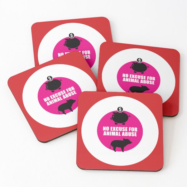 Item preview, No excuse for animal abuse designed and sold by Nanika-akimoto.