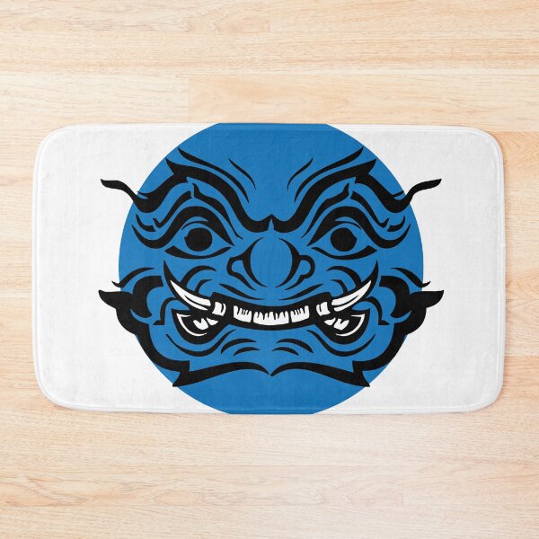 Item preview, Beautiful Nang-Yai lai thai traditional round Blue tone designed and sold by Bspaces.