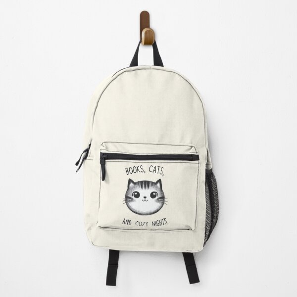 Item preview, Books, Cats, and Cozy Nights Design designed and sold by RuyaFab.