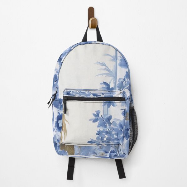 Item preview, Blue and White Floral Chinoiserie designed and sold by Tamas Das.