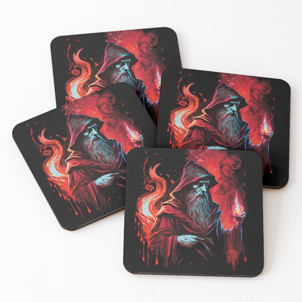Item preview, Red wizard designed and sold by nerdyrock.