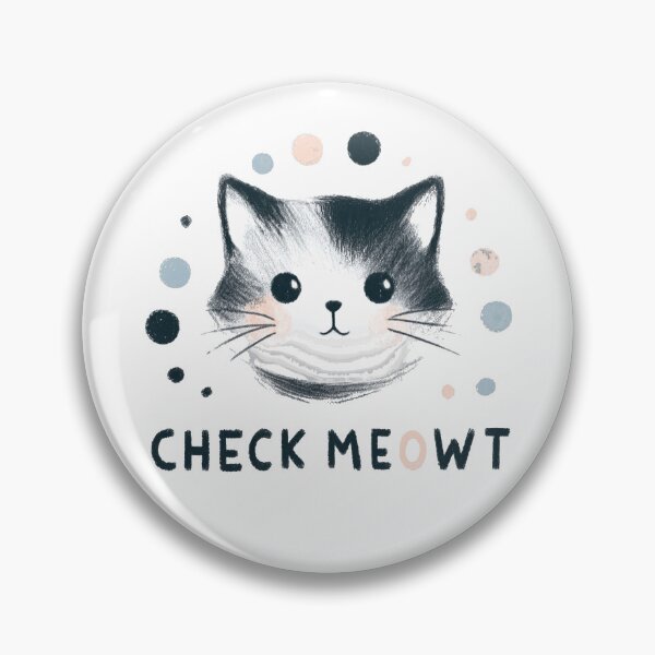 Item preview, Check Meowt Cute Cat Design designed and sold by RuyaFab.