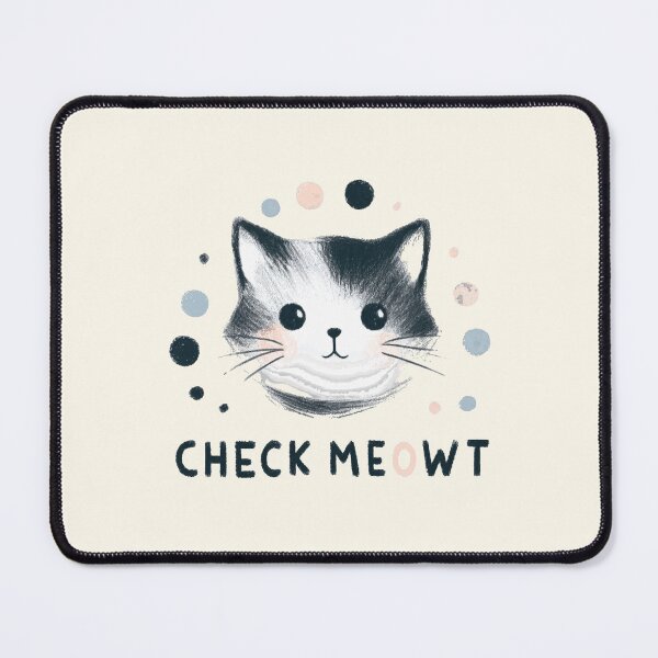 Item preview, Check Meowt Cute Cat Design designed and sold by RuyaFab.