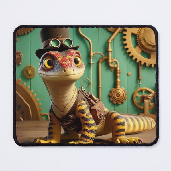 Item preview, Steampunk Ackie Monitor Lizard designed and sold by Sillytoe.